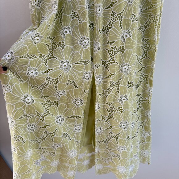 NWT Especia Pandurata Green Midi Dress Size small - Picture 7 of 13